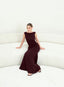VESTIDO ESCOTE MARIANA GUINDA