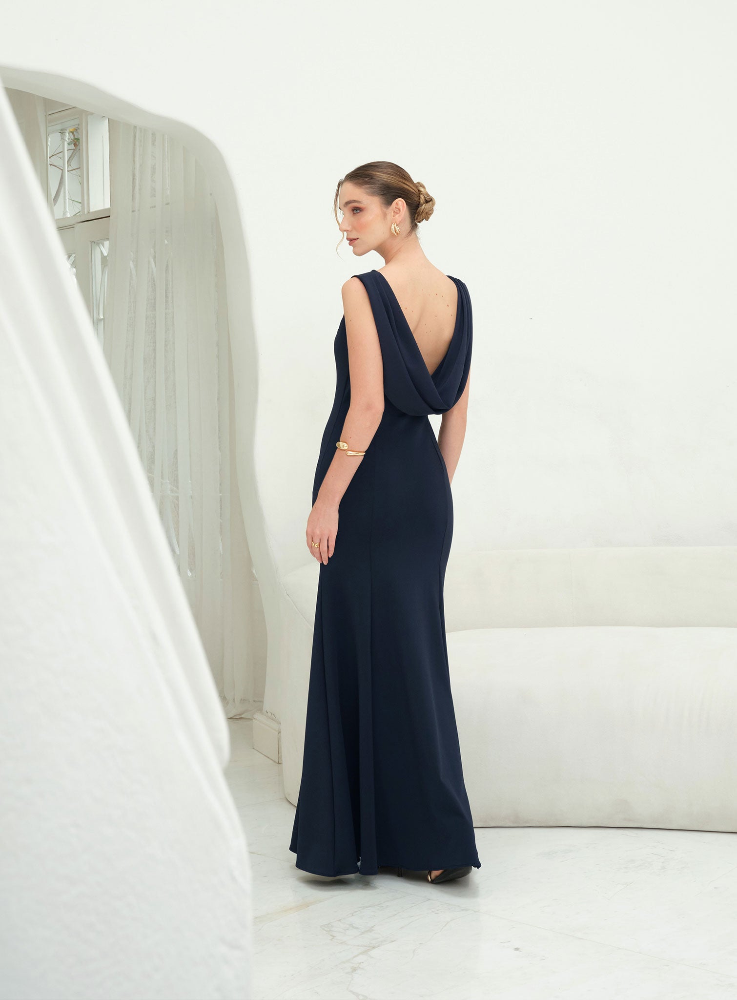 Vestido Mariana Azul Noche