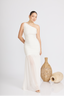 VESTIDO VERANO MUJER ORIANA CON ESCOTE ASIMETRICO