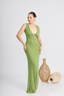 VESTIDO VERANO MUJER LARGO BARBARA CON ESCOTE EN V