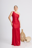 VESTIDO VERANO MUJER ORIANA CON ESCOTE ASIMETRICO