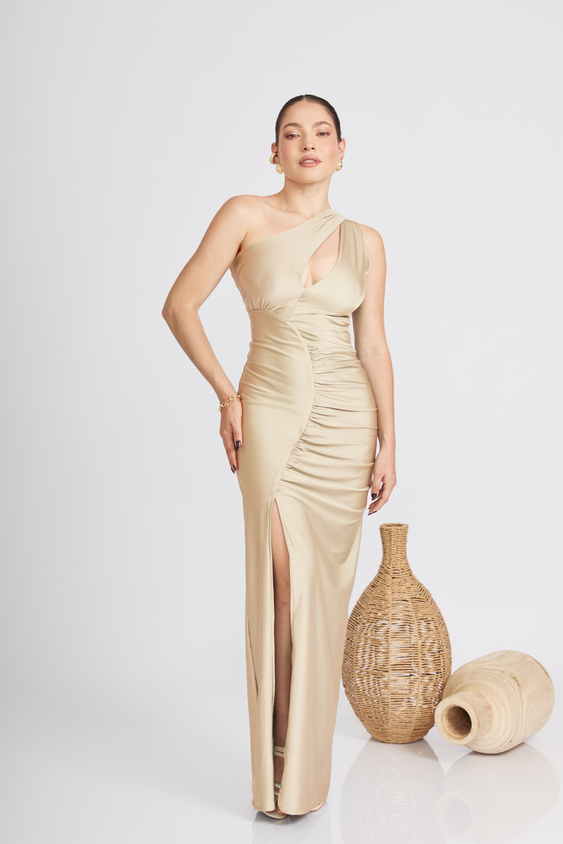Vestido Mafer Beige