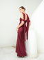 VESTIDO CON PIEDRERIA PILAR VINO