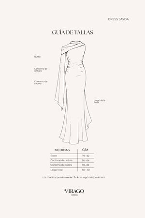 VESTIDO SAYDA - MARRON