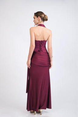 Vestido Lima Guinda
