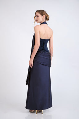 Vestido Lima Azul Noche