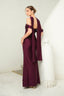 Vestido Pilar Guinda