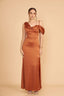 Vestido Agata Terracota