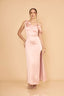 VESTIDO LARGO SEDA AGATA - ROSA
