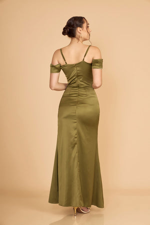 Vestido Ivana Verde Olivo