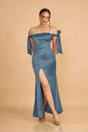 VESTIDO VIOLETA - ACERO