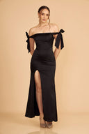 VESTIDO VIOLETA - NEGRO