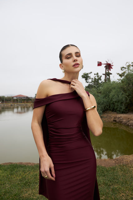 Vestido Sayda Guinda