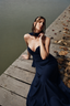 Vestido Elizabeth Azul Noche