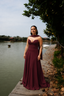 Vestido Elizabeth Guinda