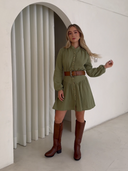 VESTIDO IRINA - VERDE MILITAR
