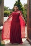 Vestido Noelia Vino