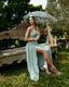 Vestido Quiara Verde Cemento