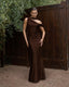 VESTIDO SAYDA - MARRON