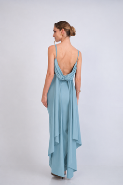 Vestido Lucia Verde Cemento