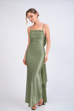 Vestido Lucia Verde Olivo