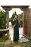 Vestido Noelia Verde Botella